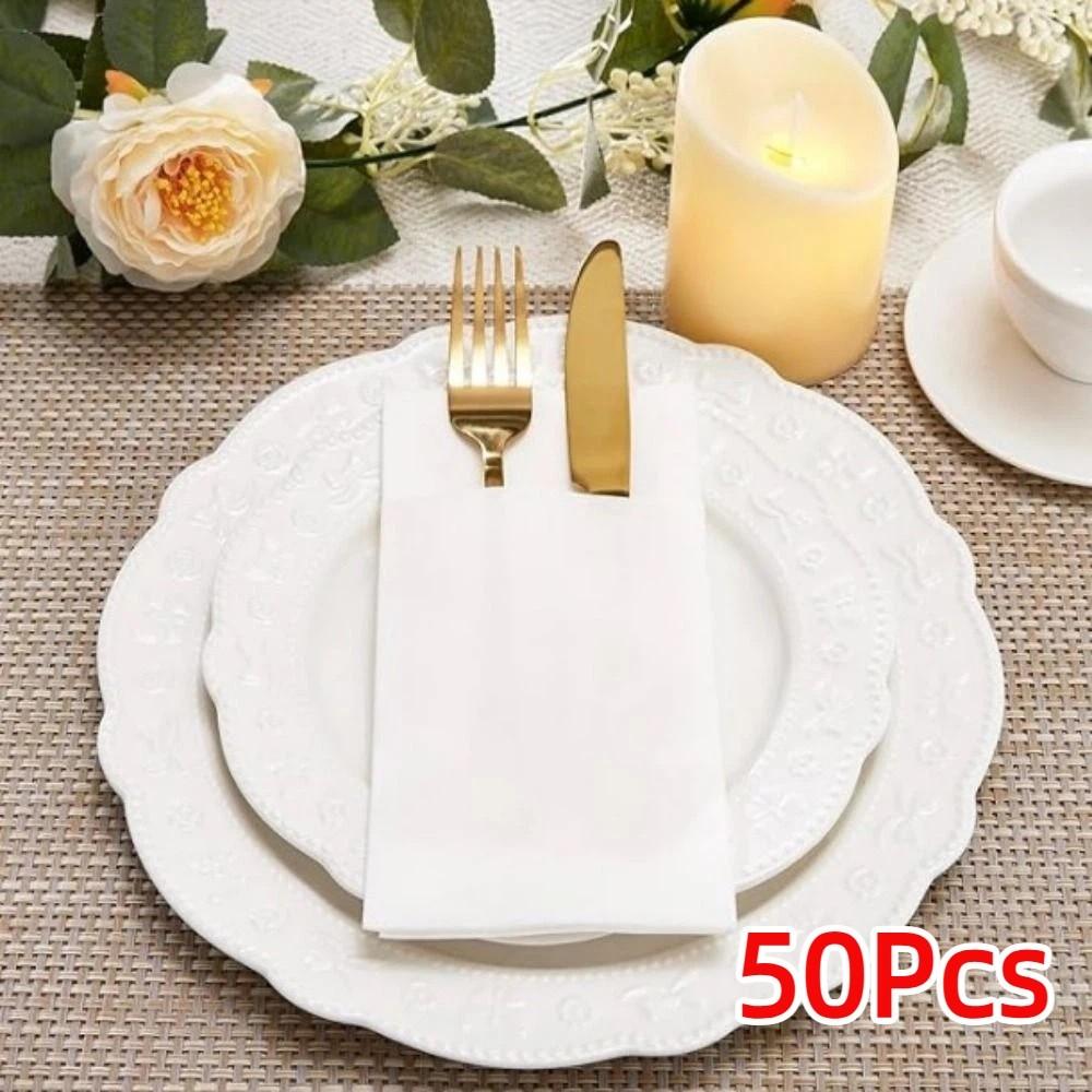 Convenient Prefolded Paper Napkins Hygiene Dinner Napkins  Cafe Supplies