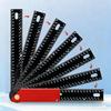 Square Ruler 12 Inch Metric Imperial Adjustable Ruler Multifunctional Framing Square for Carpentry Measuring Woodworking