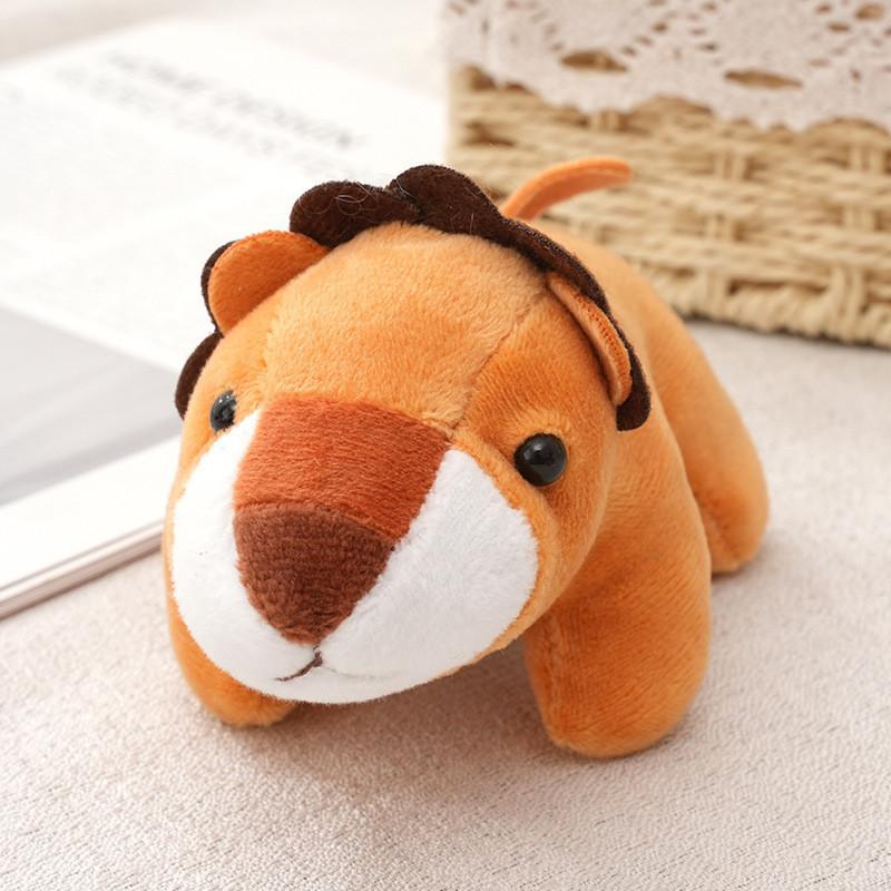 Soft And Cuddly Plush Animal Keychain For Kids Cute Jungle Safari Design
