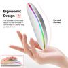 2,4g Drahtlose Maus USB Aufladbare Bluetooth-kompatibel Rgb Stille Ergonomische Maus Mit Hintergrundbeleuchtung