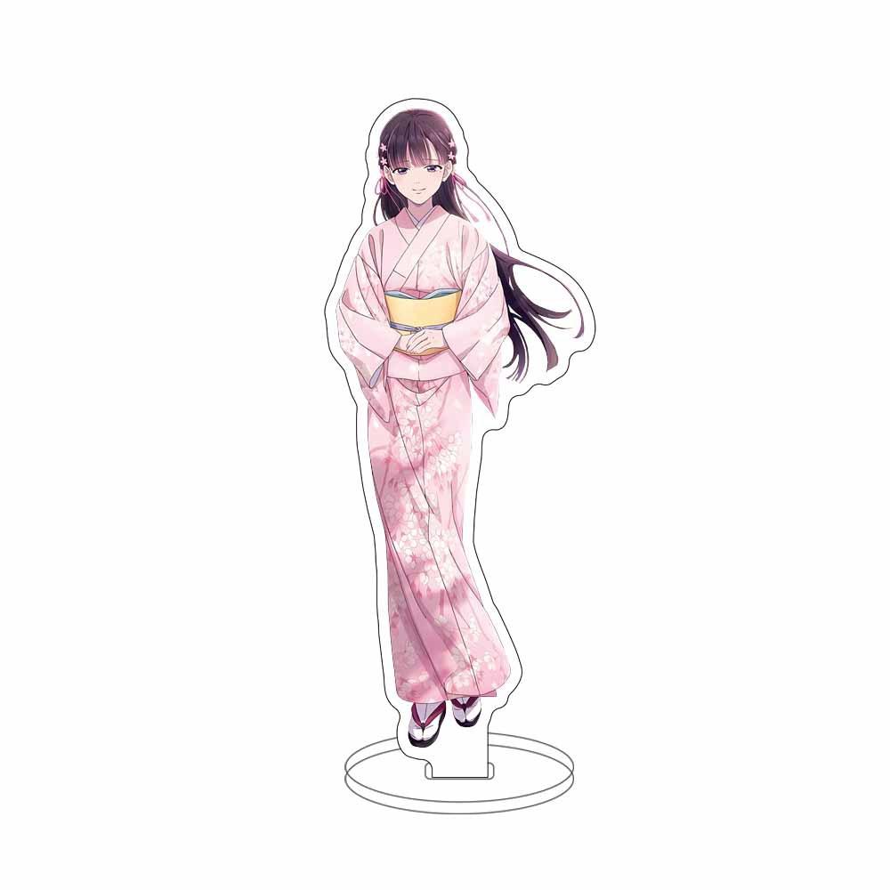 

Фигурки из мультфильма Японии аниме «Мой счастливый брак» Saimori Miyo Kudō Kiyoka, акриловые подставки, модель, тарелка, декор для стола, подарок для фанатов Cospaly 15 cm