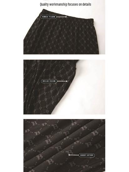 Men's Summer Ice Silk Letter B Print T-Shirt and Shorts Set - Lightweight, Soft, Comfortable, Short Sleeve.