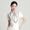 100% Mulberry Silk Exquisite Fashionable British Style Square Scarf for Women