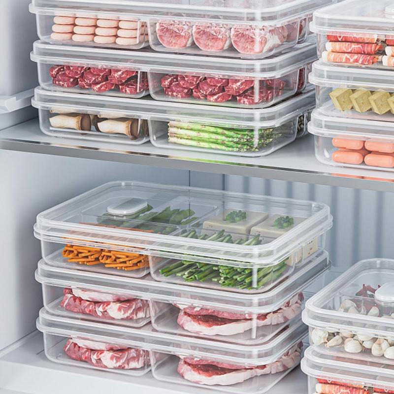 Transparente PP-Kunststoff-Versiegelte Küchenaufbewahrungsbox mit Belüftungsdeckel für Obst, Gemüse und Essensreste