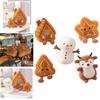 Plush Christmas Doll Gingerbread House Star Cookie Christmas Cookie Tree Gift For Kids