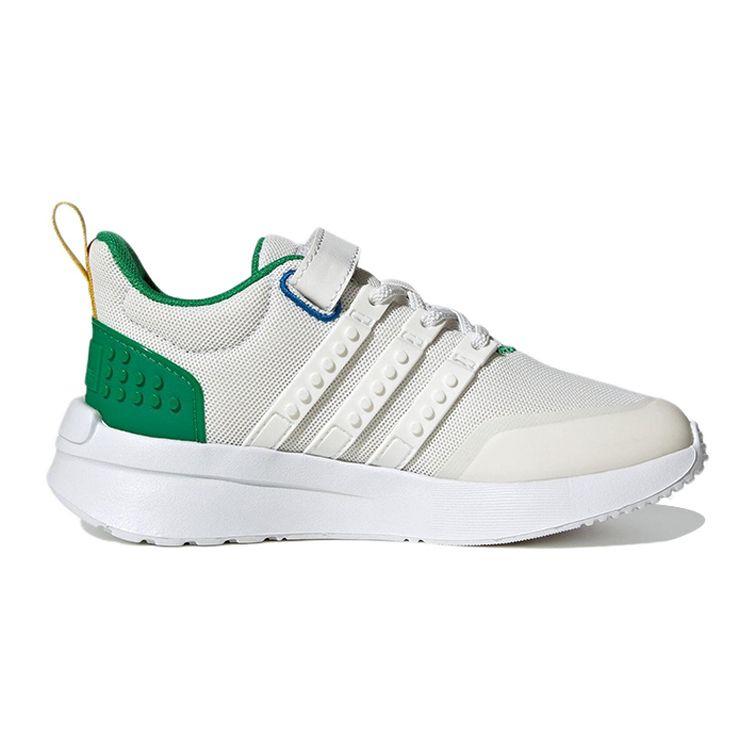 LEGO x Adidas Racer TR21 J White Green Kids Sneakers Core-White HQ1315