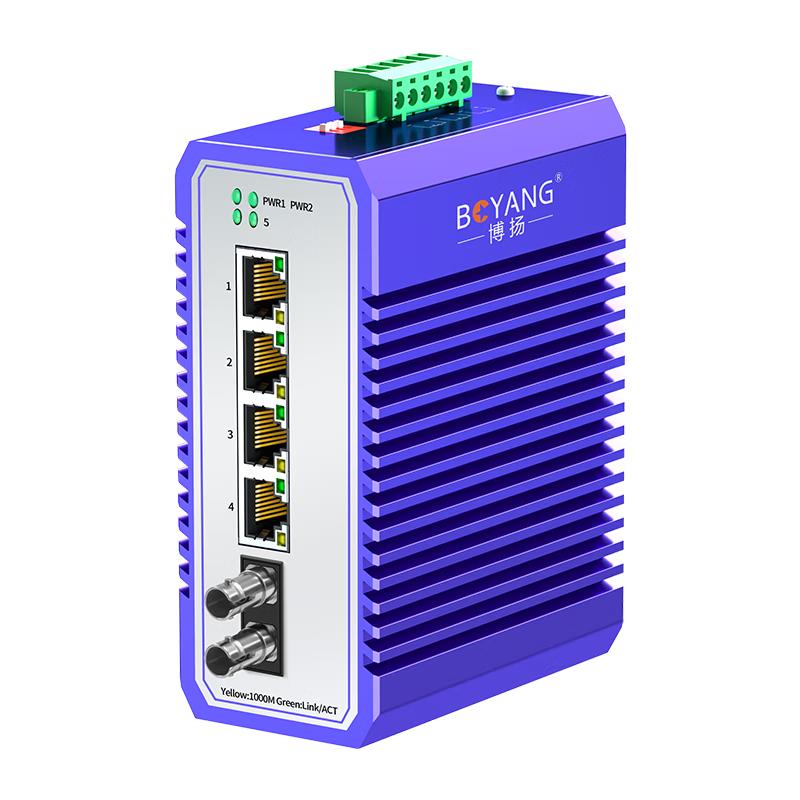 Boyang Industrial Gigabit Fiber Optic Transceivers/Converters