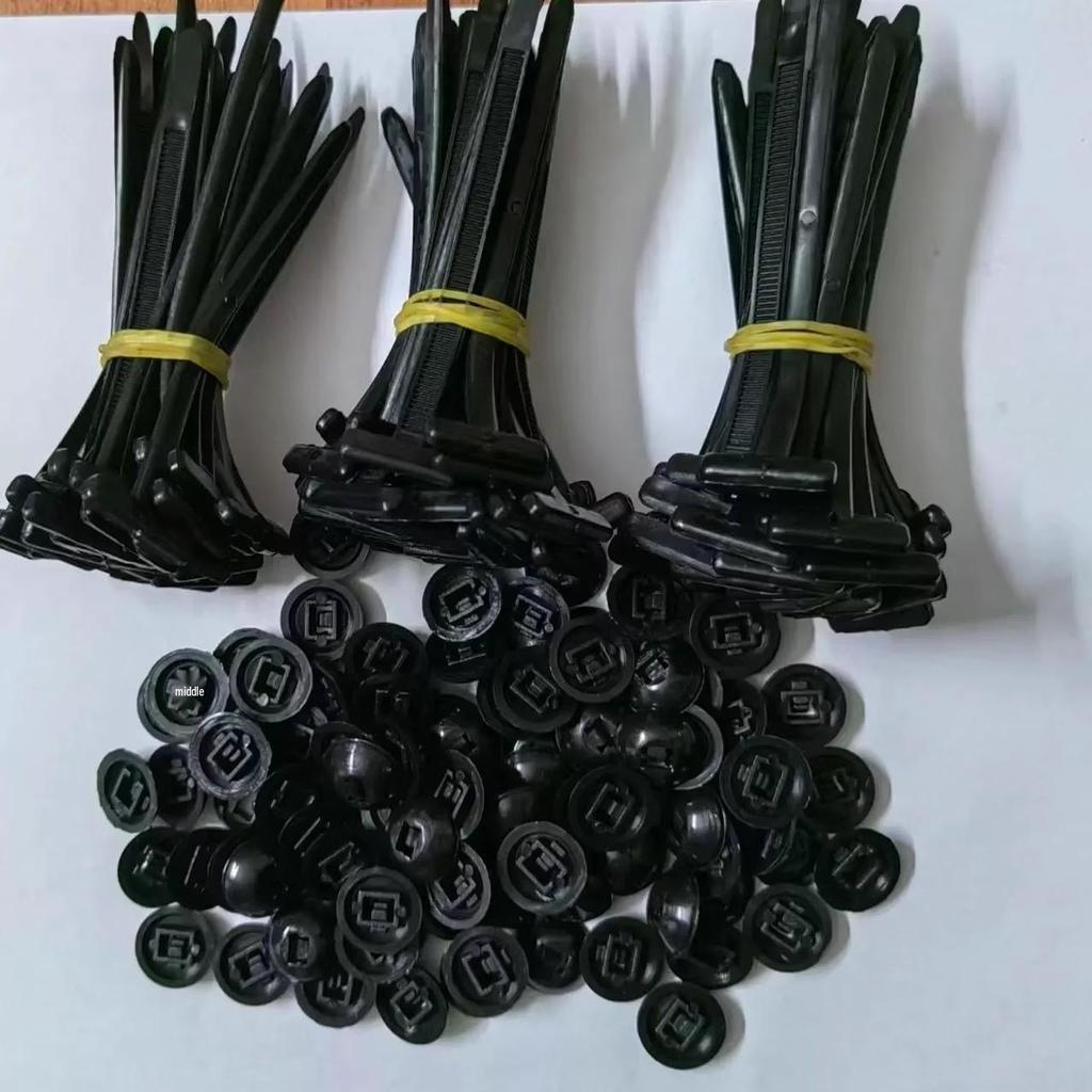 Fivela Universal de Fixação de Cabo com Pino de Pressão para Para-lama e Forro do Porta-malas