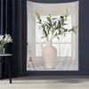 Chic Olive Tree In Vase Canvas Art Hippie Wall Hanging Tapestries For Living Room Home Dorm Decor Art Home Decor