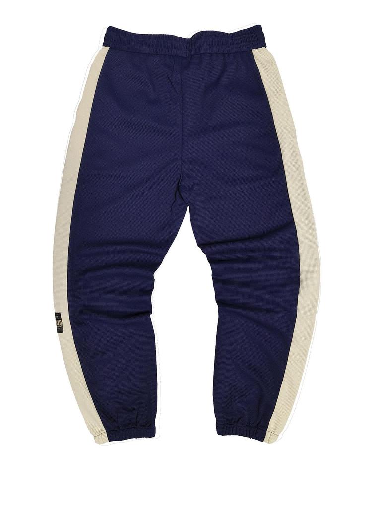 Men's Color Block College Style Cuffed Sweatpants for Spring & Autumn