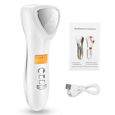 Macchina per la Cura della Pelle Calda e Fredda Rimozione Acne Anti-invecchiamento Minimizzazione Pori Vibrazione Sonica Bellezza Viso