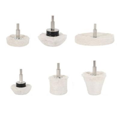 MultiShape Buffing Wheel Cotton Construction Polishing Pad For High Gloss Finish On Automotive Headlight Maintenance