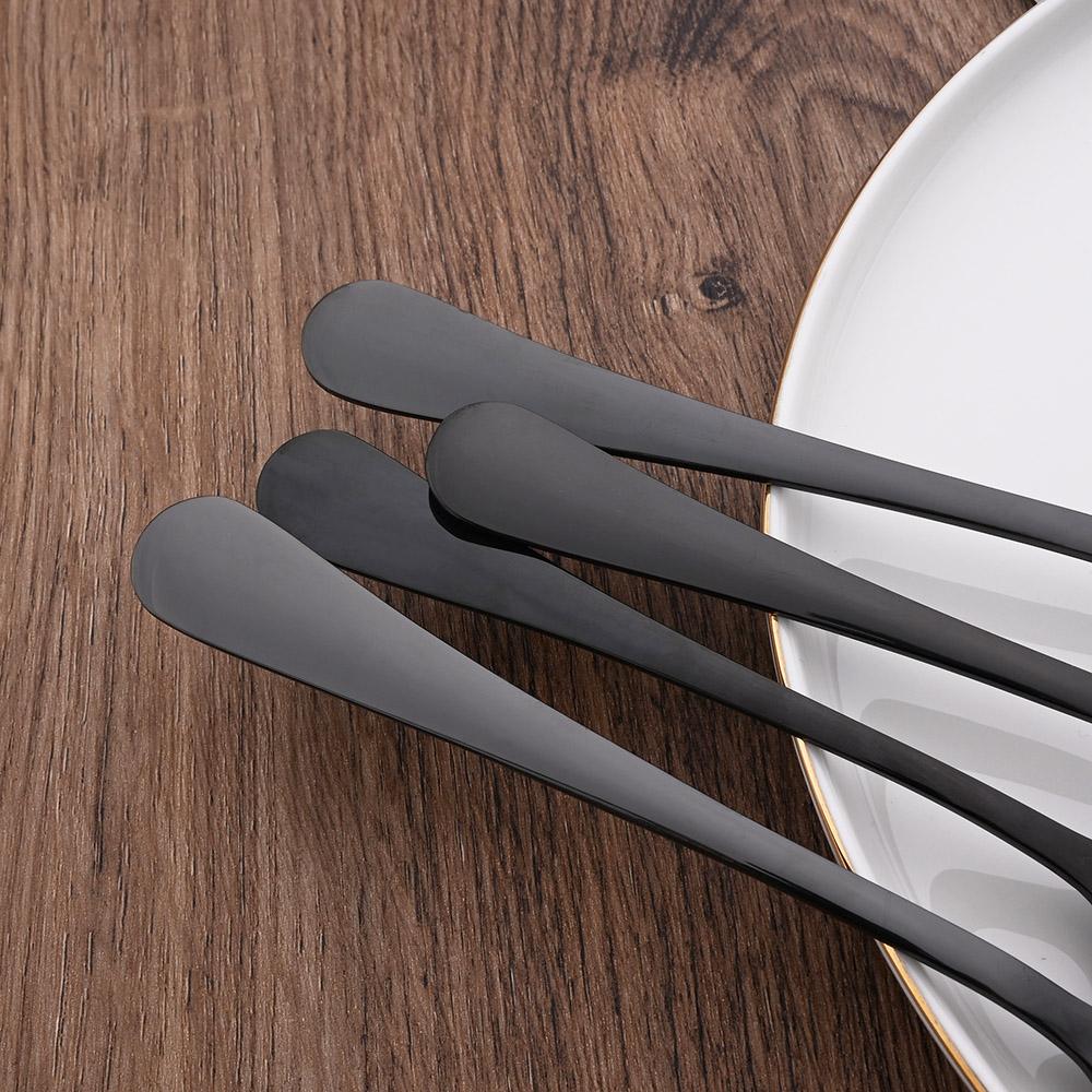 1/4Set Silver Food Portable Dinnerware Cutlery Stainless Steel Fkatware Fork Knife Spoon Dinner Set Silverware Tableware Set