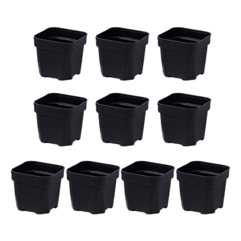 10PCS Lightweight Succulents Flowerpots For Small Plan Perfect For Home Office Desk Decoration Balcony Use