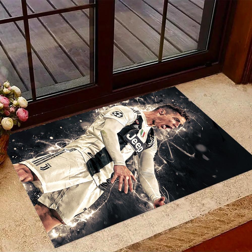 Football Player Action Area Rug Perfect for Decorate room Dining Room Balcony Bedrooms Antislip Carpet Office home decor Best for Christmas