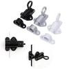 Automatic Aluminum Alloy Spring Latch Self Closing Slide Bolt Door Window Security Pull Ring Gate Latch Lock