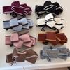 Elegant Bow Vertical Clip Sweet Women Hair Claws Hairpin Ponytail Holder Daily Wear