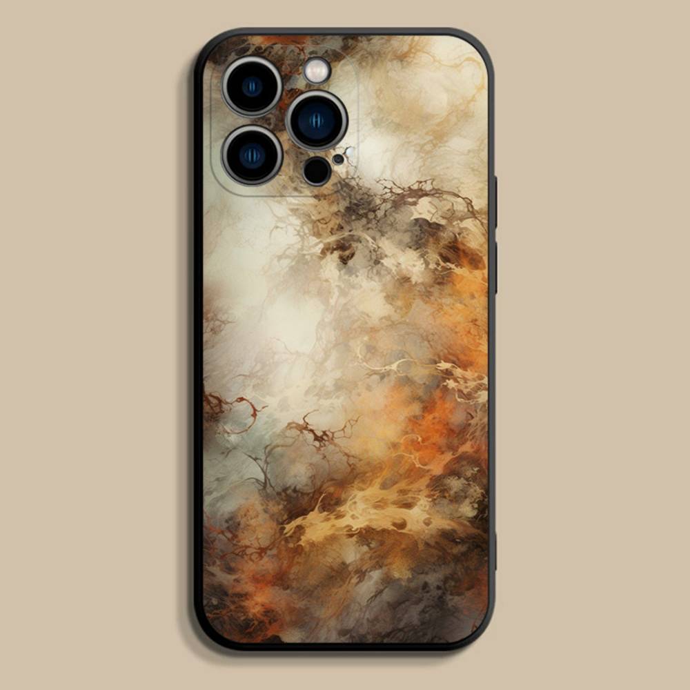 Retro Industrial Style Rusty Phone Case For iPhone 17,16,15,14,13,12,Pro,Max,Plus,E,SE4,Air,Mini Black Soft Cover