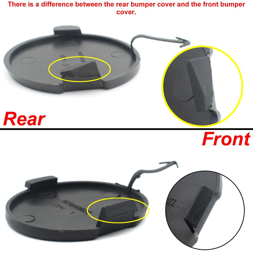 Voor Mitsubishi Lancer 2008-2015 Ongeprepareerde auto Sleephaakafdekking Oog Sleepkap Achterbumper Voor Auto-accessoires 2009 2010 2011