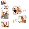Adorable 30cm Plush Fawn Figurine Realistic Soft Stuffed Animal Toy For Kids