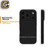 Liquid Silicone Skin-Friendly Feel Apple IPhone 17 Pro Max Magnetic Silicone Phone Case MagSafe Simple Luxury Full Protection Shockproof Outer Black
