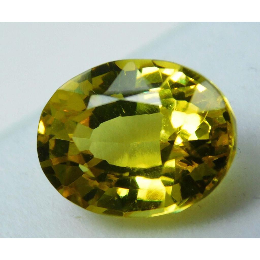 8.12 Ct NATURAL Sapphire Yellow Oval Cut CERTIFIED Sapphire Rings Loose Gemstone