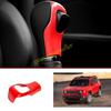 For Jeep Renegade 15-2023 Glossy Red Center Console Gear Shift Knob Trim 1pcs