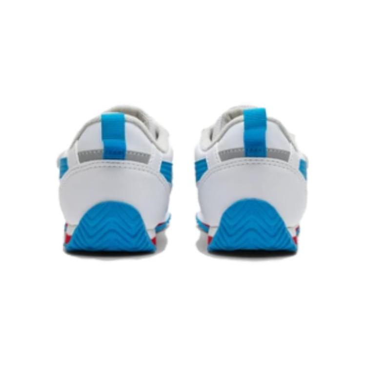 Asics Cotla Anti Kick Breathable Abrasion Resistant Low Top Toddler Shoes White Blue Red Infant And Toddler 1144A264-111