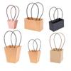 Portable Flower Box Waterproof Paper Handy Bag Kraft Handbag Party Gift Box