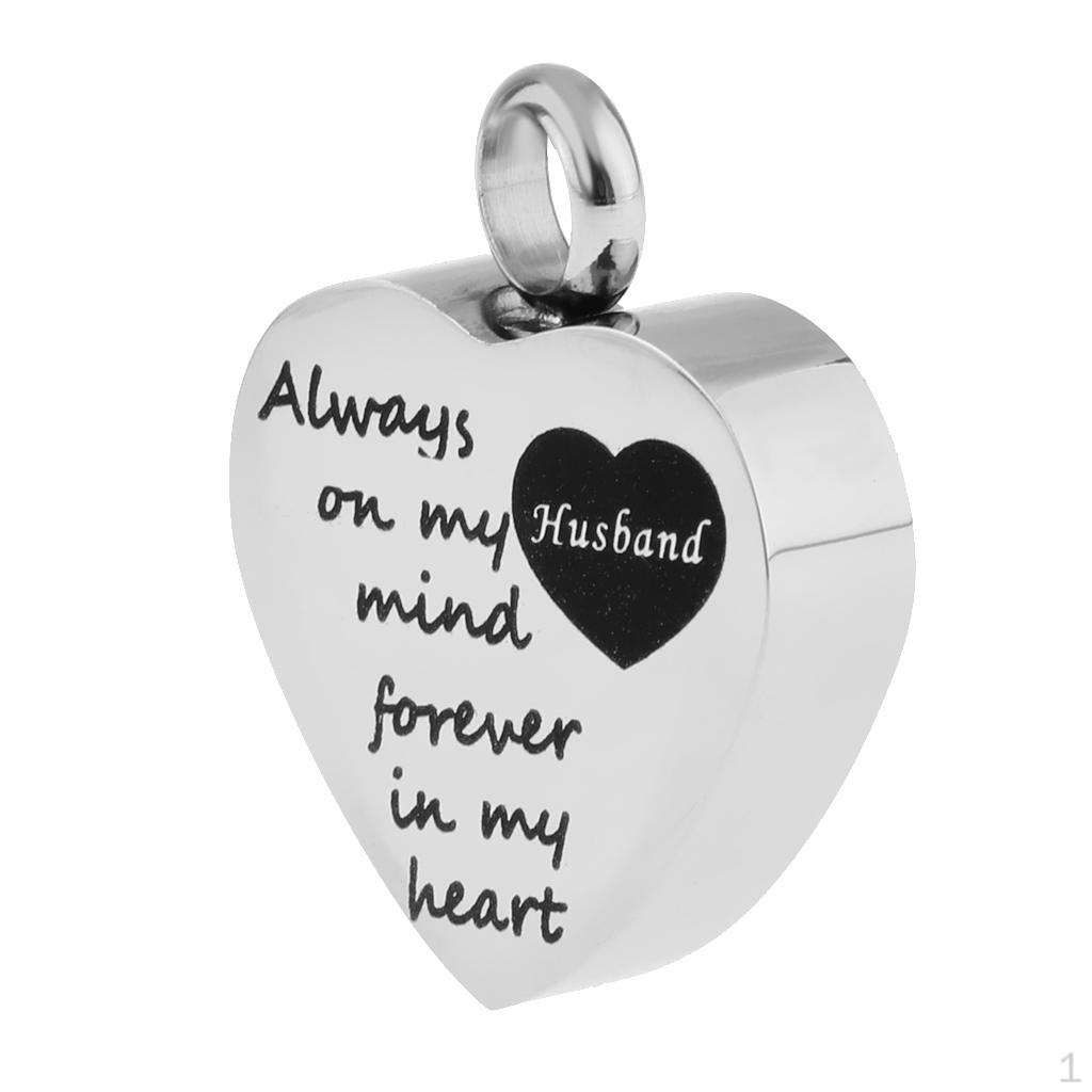 Навсегда В Кулоне-Урне для Кремации Собачьи Пепельные Украшения Мемориальный Сувенир Кулон husband