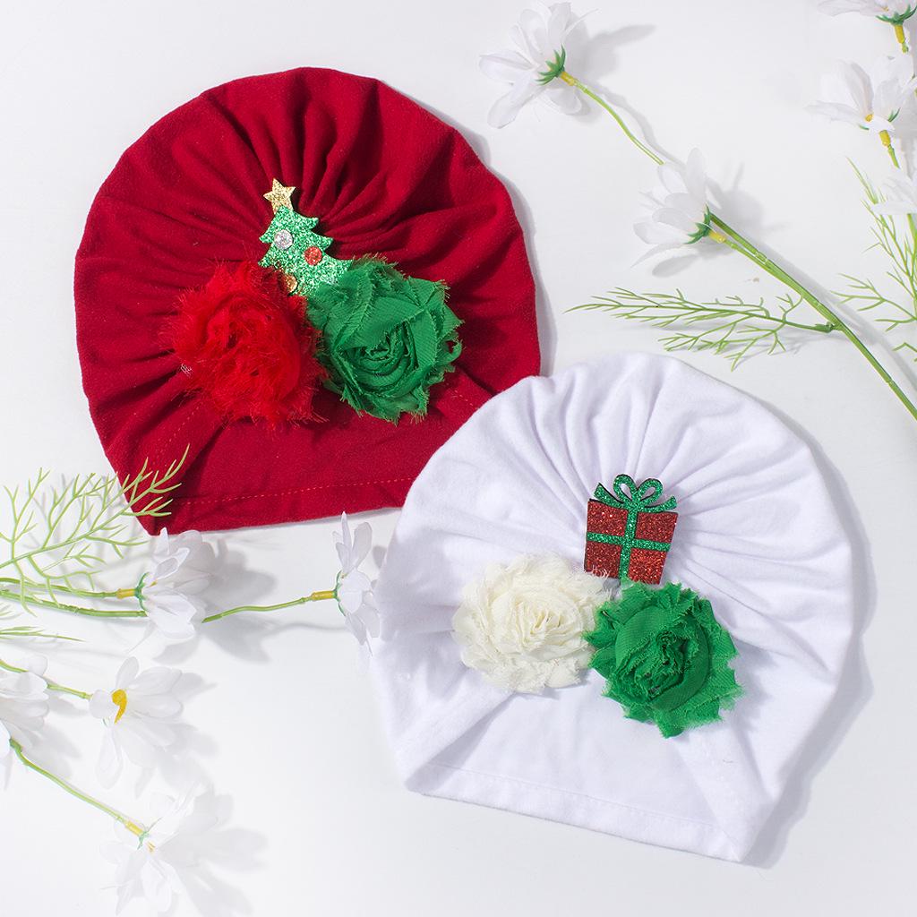 European & American Infant Christmas Cartoon Hat - Breathable & Cute Newborn Accessory
