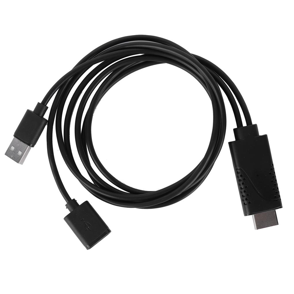 USB HDTV Cable 1080P HD Mirroring and Charging for IOSAndroid Smartphones To TV Monitor