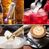 4PCS Ice Cube Clips Stainless Steel Lump Sugar Tongs Home BBQ Food Clip Party Bread Dessert Ice Clamp Bar Kitchen Serving Tools