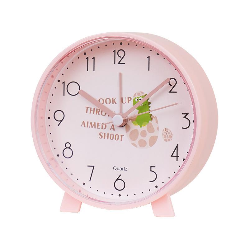 

Студенческое общежитие маленький будильник милый модный детский конфетного цвета будильник мультяшное лицо прикроватные часы часы для дома