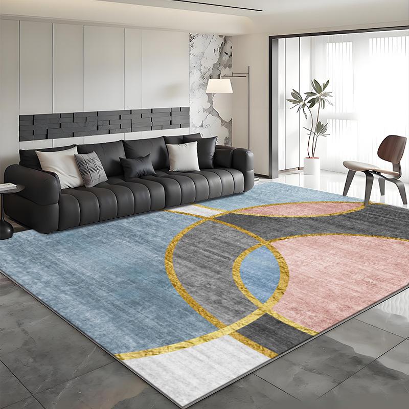 Nordic Style Light Luxury Home Decoration Living Room Rug Non-slip Easy Clean Room Decor Carpet Soft Large Area Sofa Table Mat