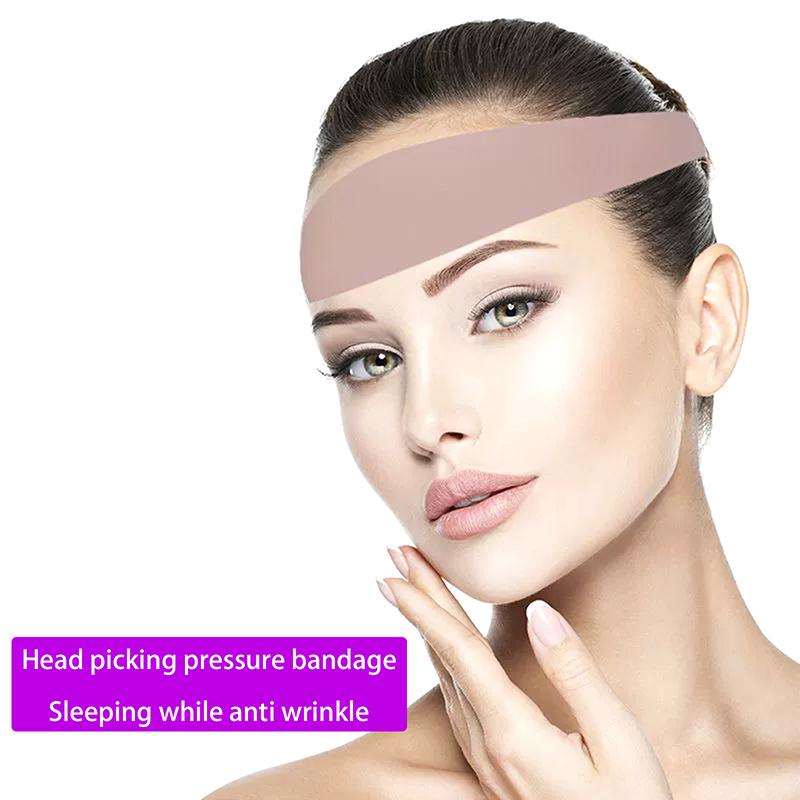 1Pc Forehead Lifting Strap, Facial Lift Strap, Forehead Pressure Strap, Facial Compression Strip, Washable And Reusable Day