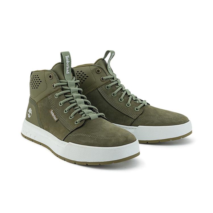 Timberland Men's Maple Grove Mid Lace-Up Sneaker Dark Green A69JSEO6