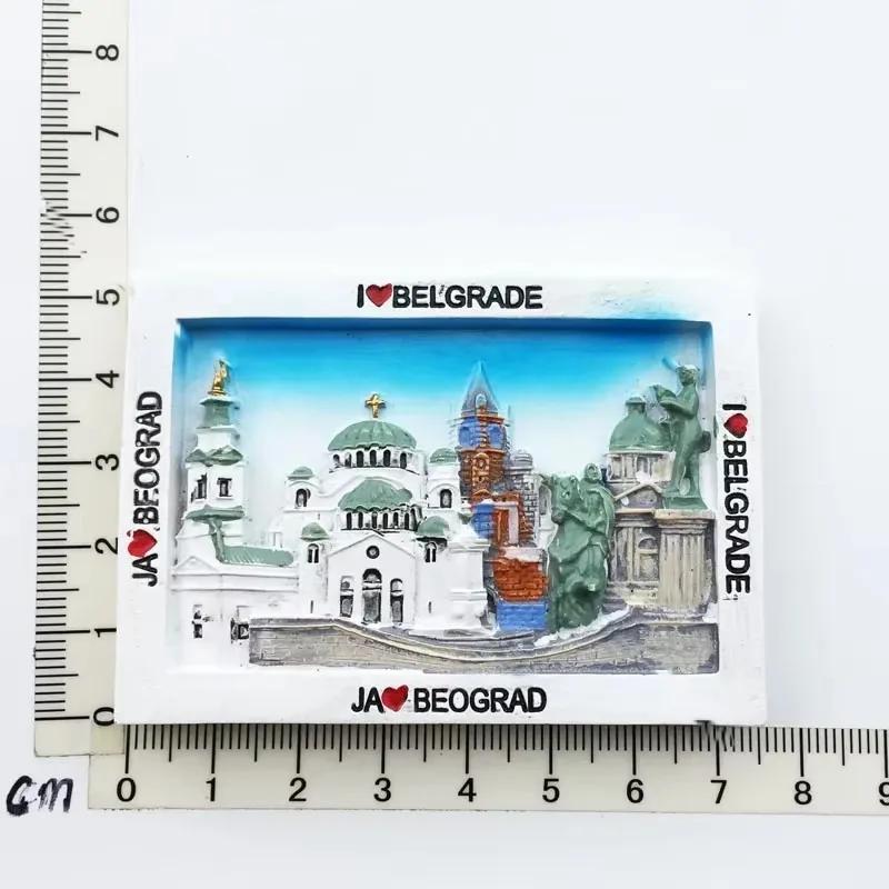 

Serbia Fridge Stickers Novi Sad Travelling Souvenirs Beograd Fridge Magnets Home Decoration Weddging Gifts