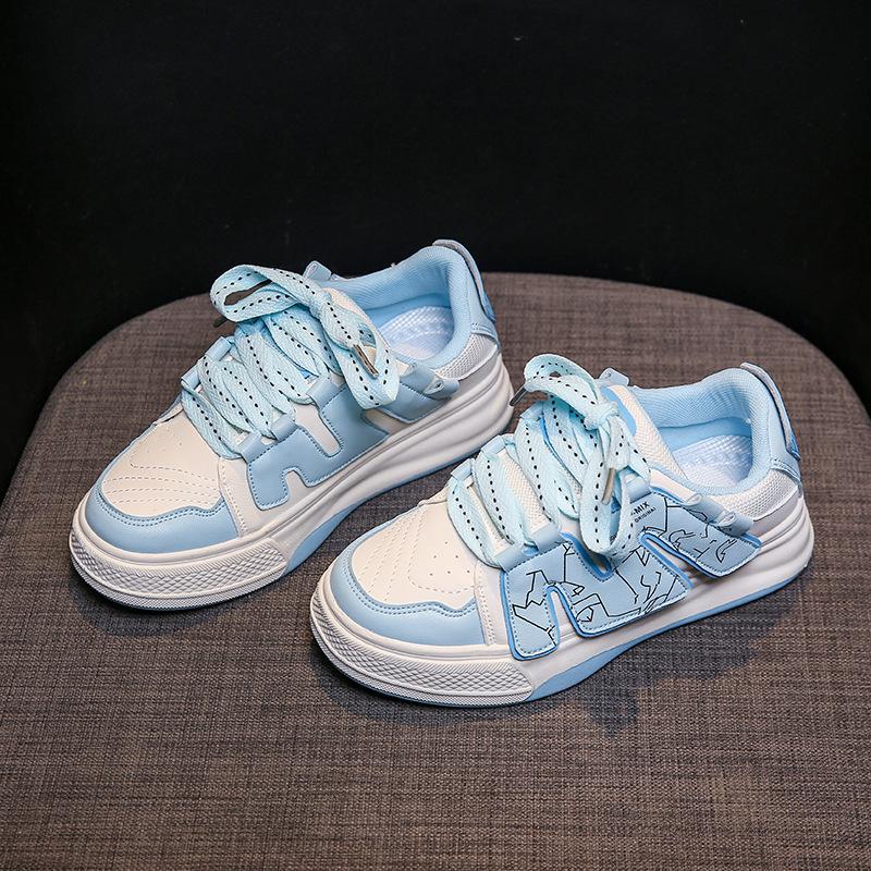 Damenschuhe Kirschblütenpuder Damen Sommer neue vielseitige Board-Schuhe Damen Nischen-Brot-Schuhe