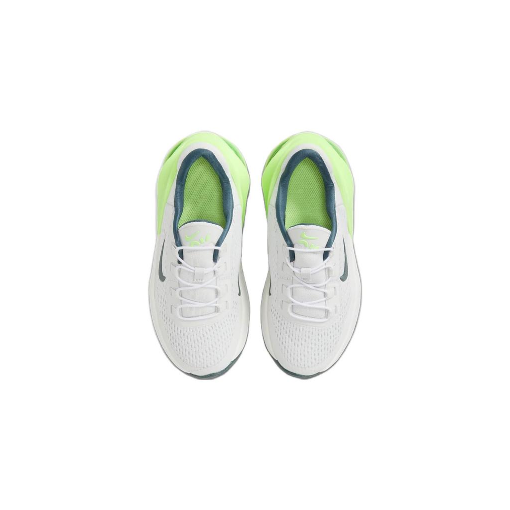 Nike Air Max 270 Comfortable Versatile Cushioning Low-Top Kids Running Shoes Kids running shoes White Green DV1969-006