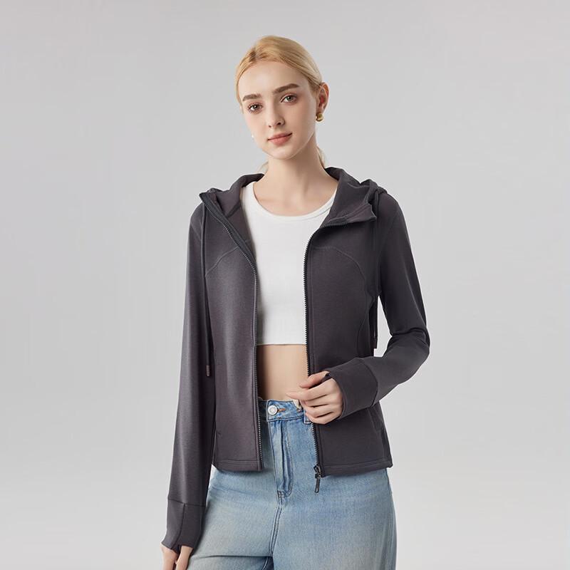 Women s Sand-Washed Warm Full-Zip Hoodie M