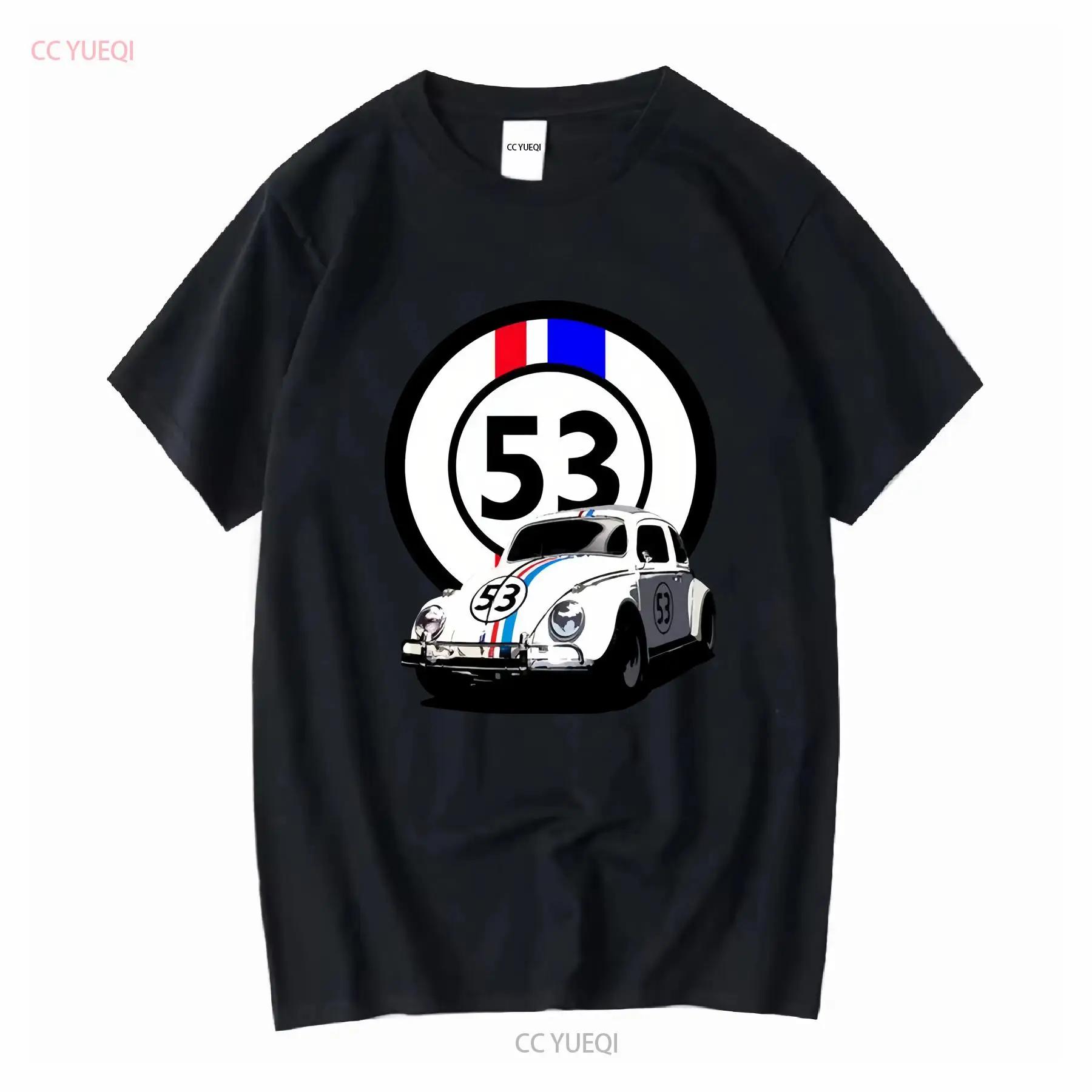 Herbie The Love Bug Movie Number 53 Plate T Shirt Vintage Washed Stylish Soft Breathable Unisex Comfortable S разноцветный