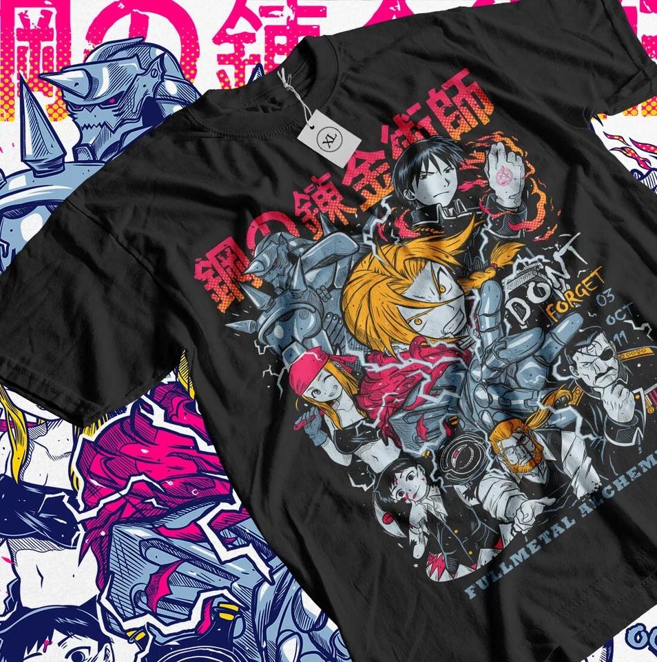 Fullmetal Alchemist TShirt Brotherhood Alphonse Elric Anime Gift Shirt All Size