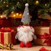 Christmas Gnomes Plush Faceless Figurines With White Beard Small Cute Holiday Figurine Ornament For Living Room Office Bedroom