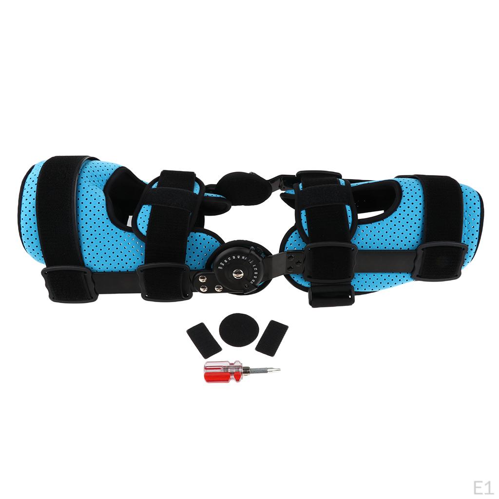 Adjustable Knee Leg Stabilizer Post Operative Injury Fixed