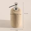 1pc Natural Stone Shower Gel Distribution Bottle, Household Storage Bottle, Bathroom Decoration, Liquid Distribution Bottle