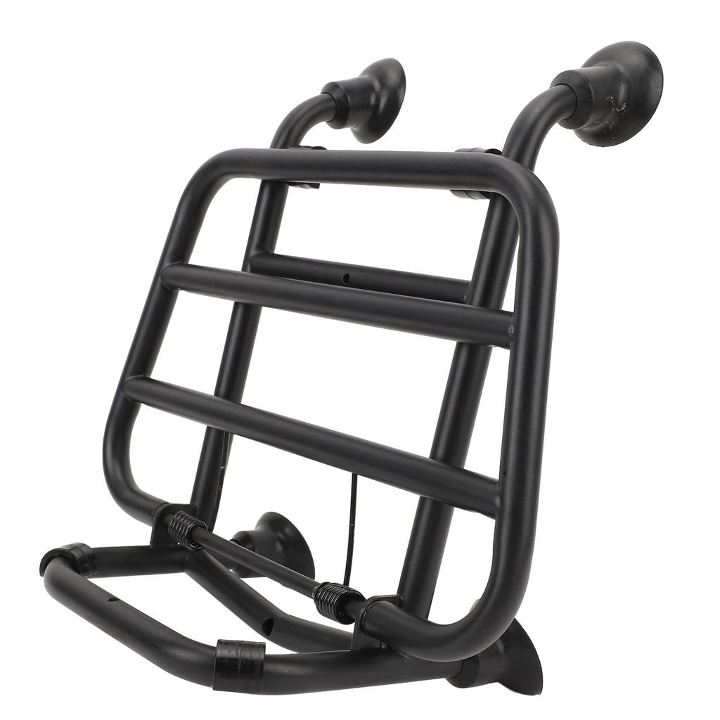 Motorcycle Front Luggage Rack Iron Scratch Resistant Cargo Holder Shelf Replacement for Vespa