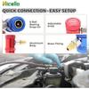 Adapter Refrigerant Quick Couplers 1/4" Male Port High/Low Side  Adapter Manual Couplers Car Air Tool Set A/C Refrigerants Manifold Gauge Hose Air Con