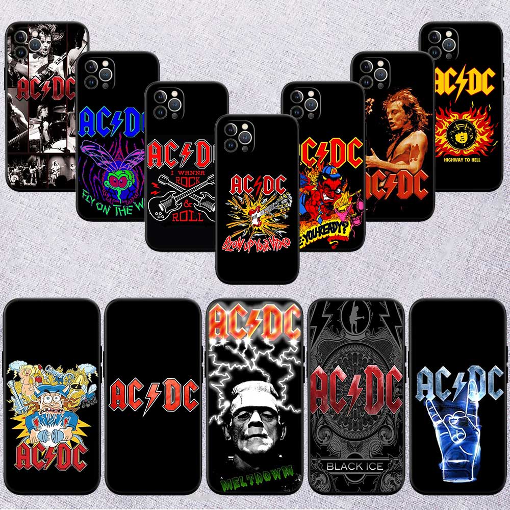 RE1 A-acdc New High-End Shell Phone Case for iPhone SE X XS XR 16E 17 11 Pro Max 8 7 6 6s Plus Air