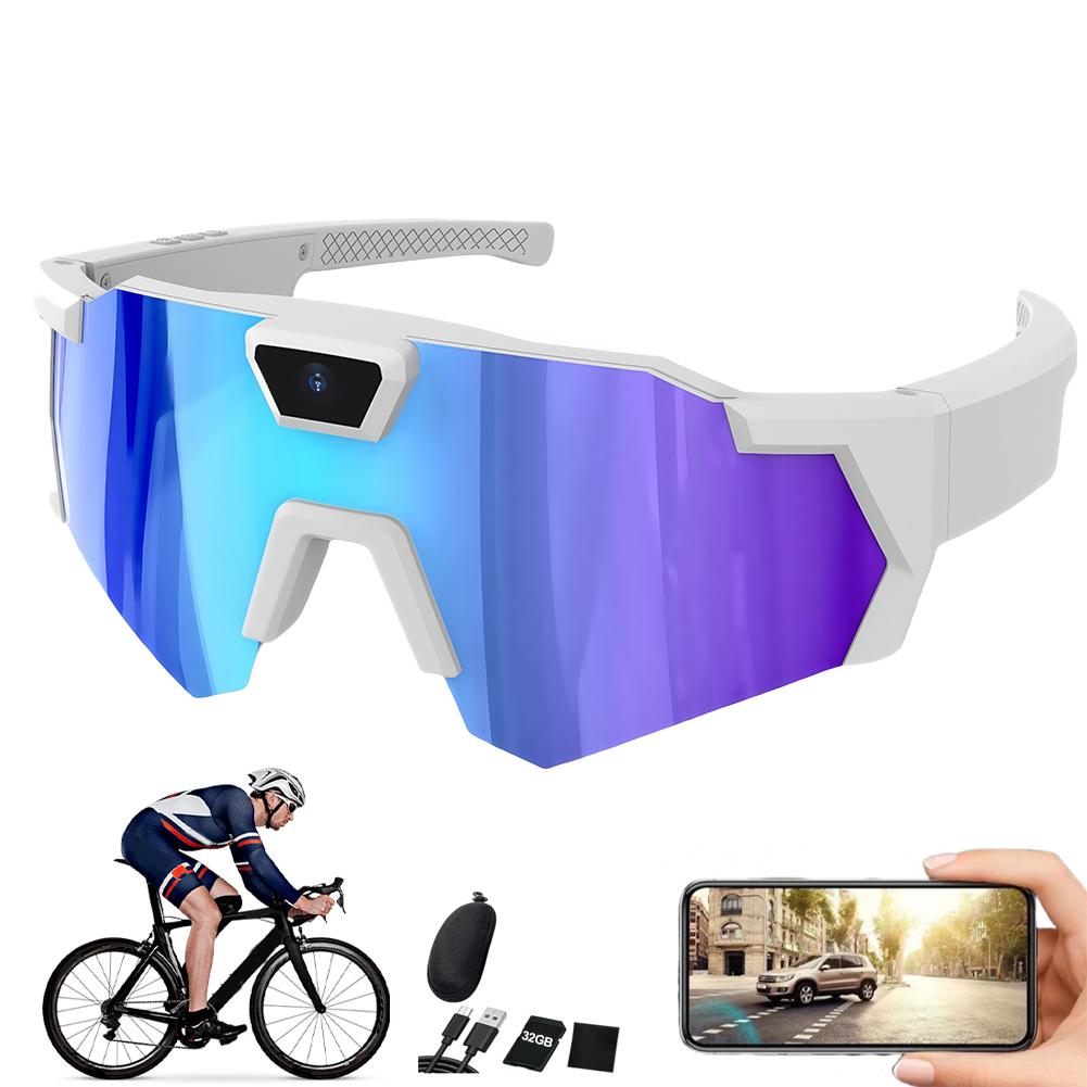 HD Video Glasses Action Camera Sunglasses Smart Glasses Sports Glasses Bicycle Motorcycle Driver Recorder Camera Glasses